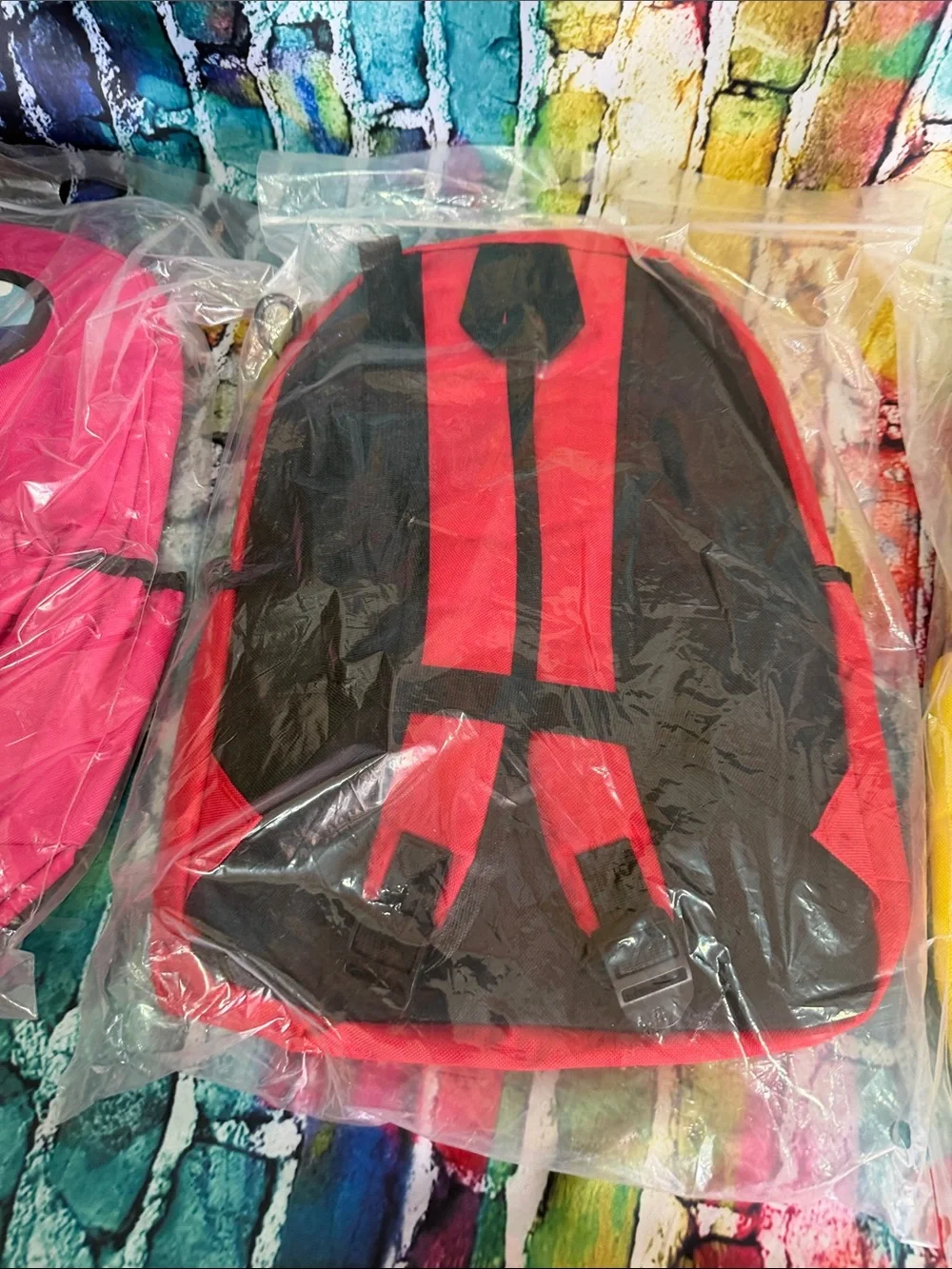 Kids Character Backpack - Yellow, Red, Pink all 3 one price